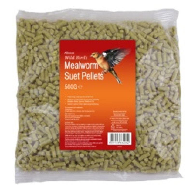 MEALWORM SUET PELLETS 500G Middlewich