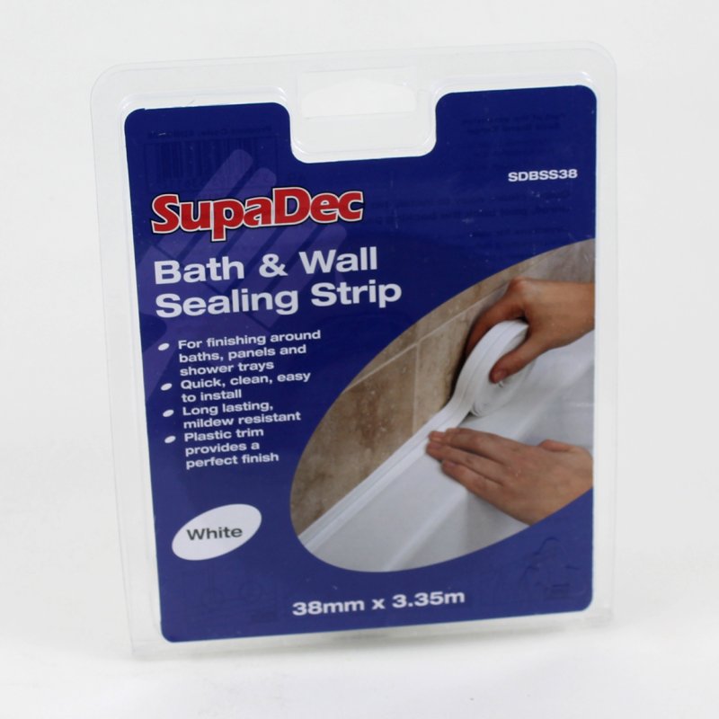 38MM SDBBS41 BATHROOM SEALING STRIP 3.35M Middlewich