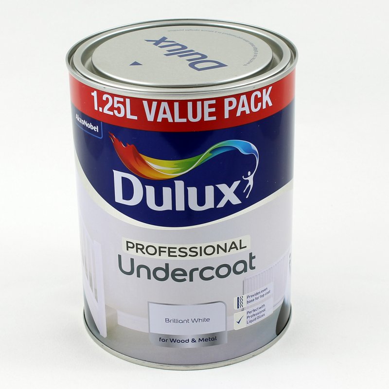 1.25LTR DULUX UNDERCOAT PROFESSIONAL BW Middlewich