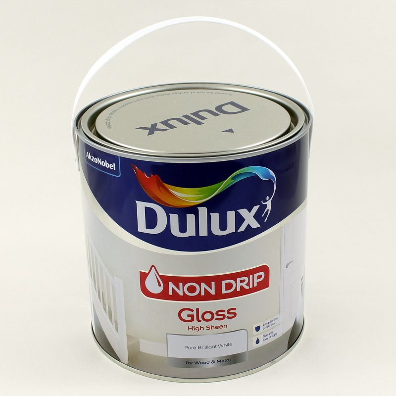2.5LTR DULUX NON DRIP GLOSS PBW Middlewich