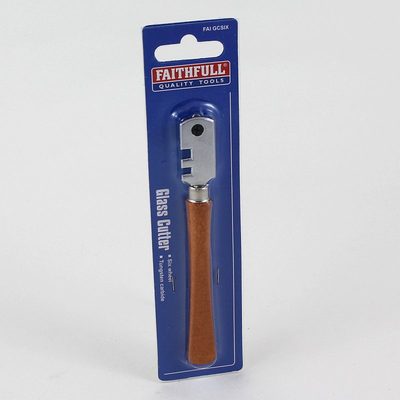 FAITHFULL 6 WHEEL GLASS CUTTER Middlewich
